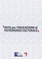 NOTE per l'EDUCAZIONE al PATRIMONIO CULTURALE MiBACT DGER Sed
